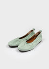 Shelly Studded Suede Flats