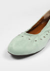 Shelly Studded Suede Flats