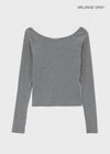 [MADE] Thezbee Off-Shoulder Long Sleeve Tee