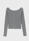 [MADE] Thezbee Off-Shoulder Long Sleeve Tee