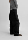 Robzel Layered Wrap Skirt Pants