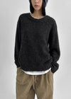 [MADE] Roharen Loose Fit Round Neck Wool Knit
