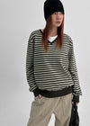 [MADE] Budri Stripe V-Neck Knit