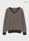 [MADE] Budri Stripe V-Neck Knit