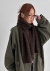Heavy nut Wool Long Muffler