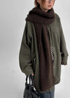 Heavy nut Wool Long Muffler