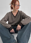 [MADE] Budri Stripe V-Neck Knit