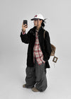 (UNISEX) Nuadi Line Parachute Wide Pants