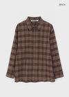 [MADE] Artini Loose Fit Check Shirt