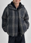 [MADE] Kandima Hooded Check Puffer Jacket (8oz)