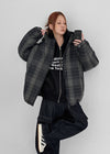 Benyun Non-fade Raw Balloon Cargo Denim Pants