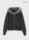 [MADE] Exive Fur Hooded Zip-up