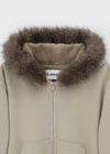 [MADE] Exive Fur Hooded Zip-up