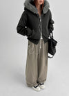 Lizol Cut Wide Two-way Banding Pants
