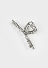 Kyos Silver Ribbon Hair Clip