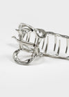 Kyos Silver Ribbon Hair Clip
