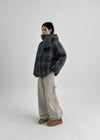 Heavy nut Wool Long Muffler