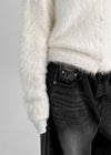 [MADE] Fochon Fur Hooded Knit Cardigan