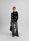 [MADE] Dentu Batwing Boat Neck Long Sleeve T-shirt