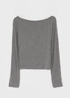 [MADE] Dentu Batwing Boat Neck Long Sleeve T-shirt