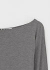 [MADE] Dentu Batwing Boat Neck Long Sleeve T-shirt