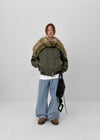 Purek Cut Wide Balloon Denim Pants