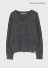 [MADE] Foaming Loose Fit V-Neck Wool Knit