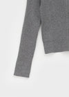 All-net two-way knit zip-up