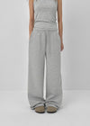 [MADE] Vient Fleece-lined Wide Banding Pants