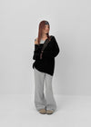 [MADE] Vient Fleece-lined Wide Banding Pants