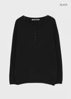 [MADE] Potpourri Henley Neck Oversized Knit