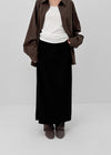 [MADE] Vivie Woolen Long Skirt (Wool 50%)
