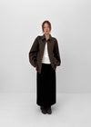 [MADE] Vivie Woolen Long Skirt (Wool 50%)