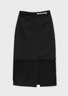 [MADE] Vivie Woolen Long Skirt (Wool 50%)