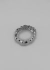 Cruper Texture Silver Ring Bracelet