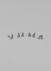 Kmang 4-set Mini Earrings