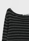 [MADE] Belhar Boatneck Striped Wool Knit