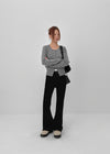 Python Slim Bootcut Denim Pants