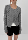 [MADE] Fusilli Dot Knit Cardigan