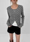 [MADE] Fusilli Dot Knit Cardigan
