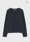 [MADE] Minuet Loose Fit V-neck Wool Knit Cardigan