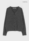[MADE] Minuet Loose Fit V-neck Wool Knit Cardigan