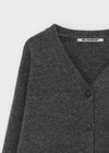 [MADE] Minuet Loose Fit V-neck Wool Knit Cardigan