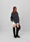 Lambton Suede Buckle Long Boots