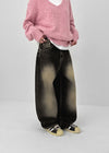 Kelant Washed Wide Denim Pants