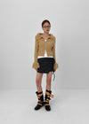 Moherne Banding Mini Wrap Skirt Pants