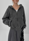 [MADE] Petty Washed Quilted Hooded Zip-Up (2 oz)