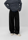 [MADE] Vient Fleece-lined Wide Banding Pants