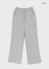 [MADE] Vient Fleece-lined Wide Banding Pants