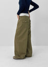 [MADE] Nutty Back Pocket Wide Cotton Pants